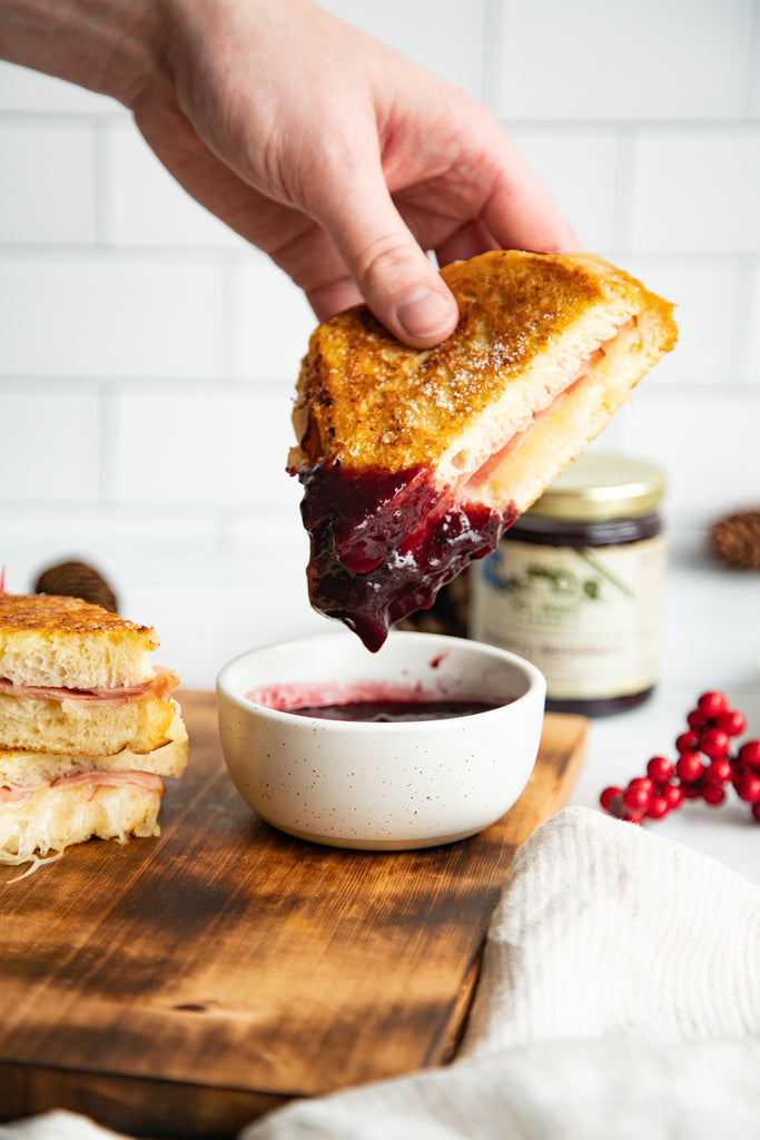 Raspberry Marionberry Monte Cristo Sandwich Recipe