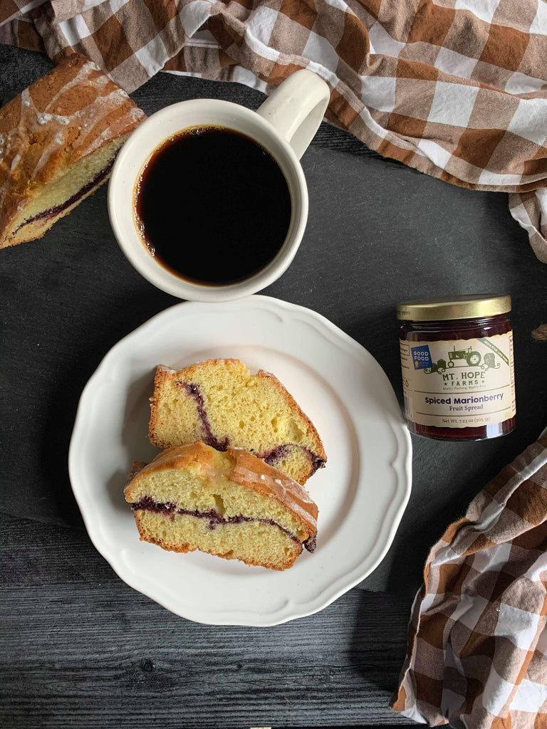 Spiced Marionberry Quick Bread