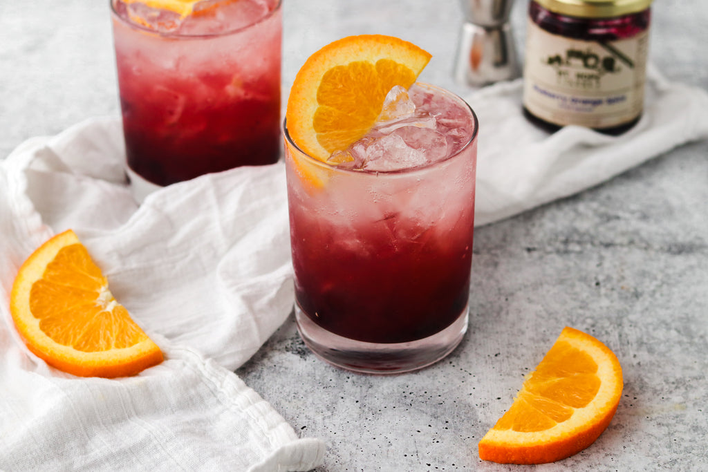 Blueberry Orange Spice Vodka Tonic, Oregon Blueberry Drink Recipe, Blueberry and Citrus Cocktail