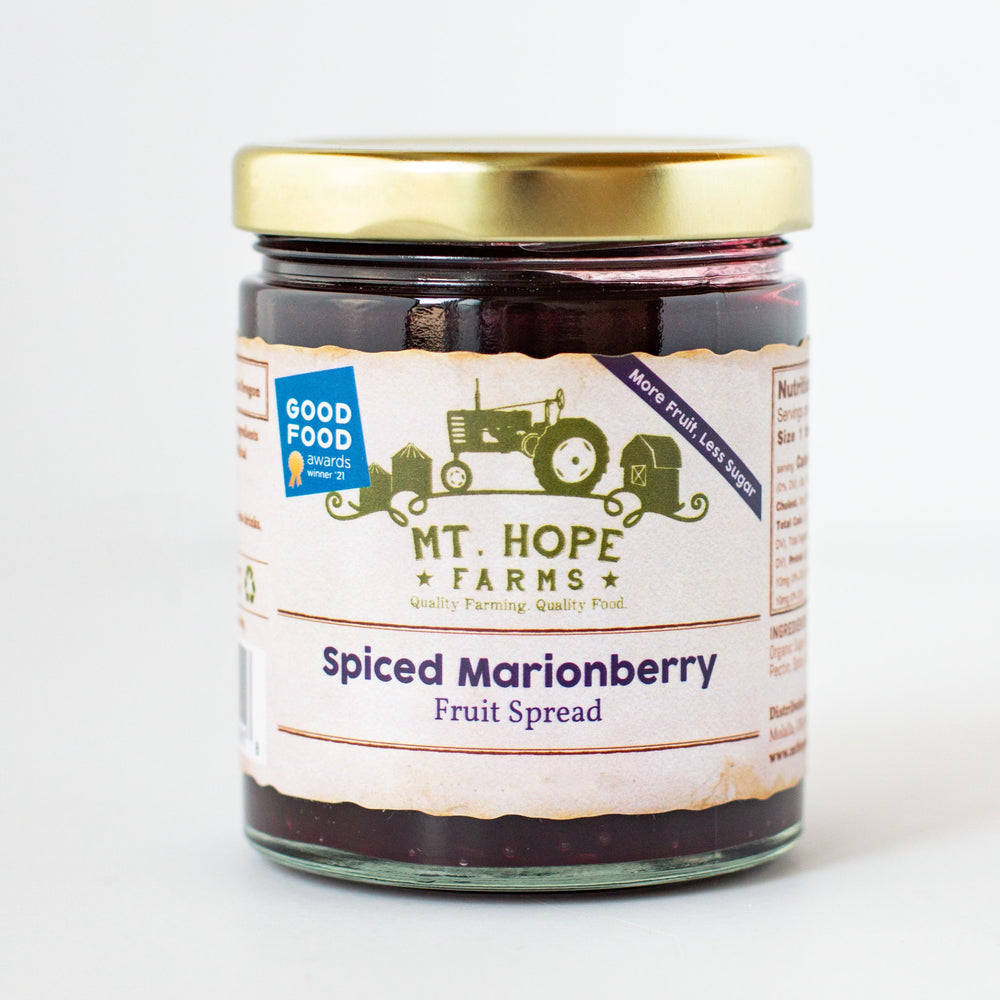 Spiced Marionberry, Low Sugar Marionberry Jam, Oregon Marionberry Jam, Oregon Blackberry Jam