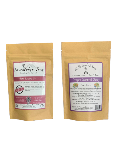 Oregon Aronia Berry Products, Superberry, Elderberry, Farmhouse Teas, Hand Blended Teas, Aronia, Antioxidants